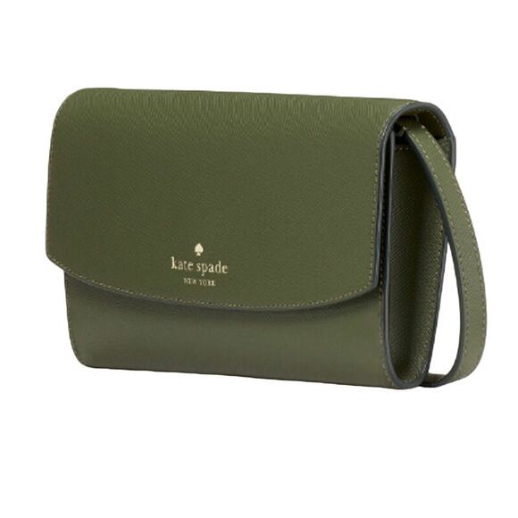 Kate Spade Dana Small Flap Crossbody Bag - Enchanted Green - KE623 - $249 - Picture 9 of 10